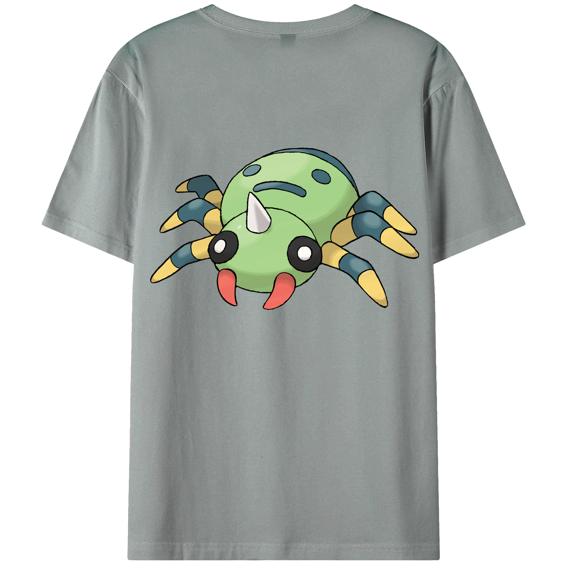 （画像用） ポケットモンスター Pokémon 綿100％ メンズ半袖Tシャツ（バックプリント） 通気性